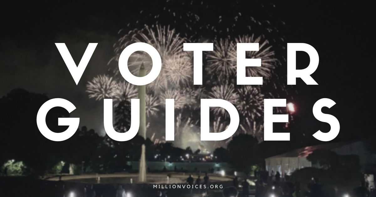 Voter Guides - Million Voices