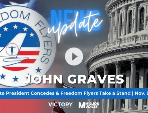 NJ Senate President Concedes & Freedom Flyers Take a Stand